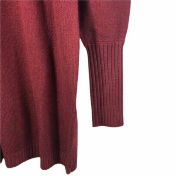 NWT WAYF | Women's Maroon Long Sleeve Sweater Dress Size XS - Picture 5 of 8